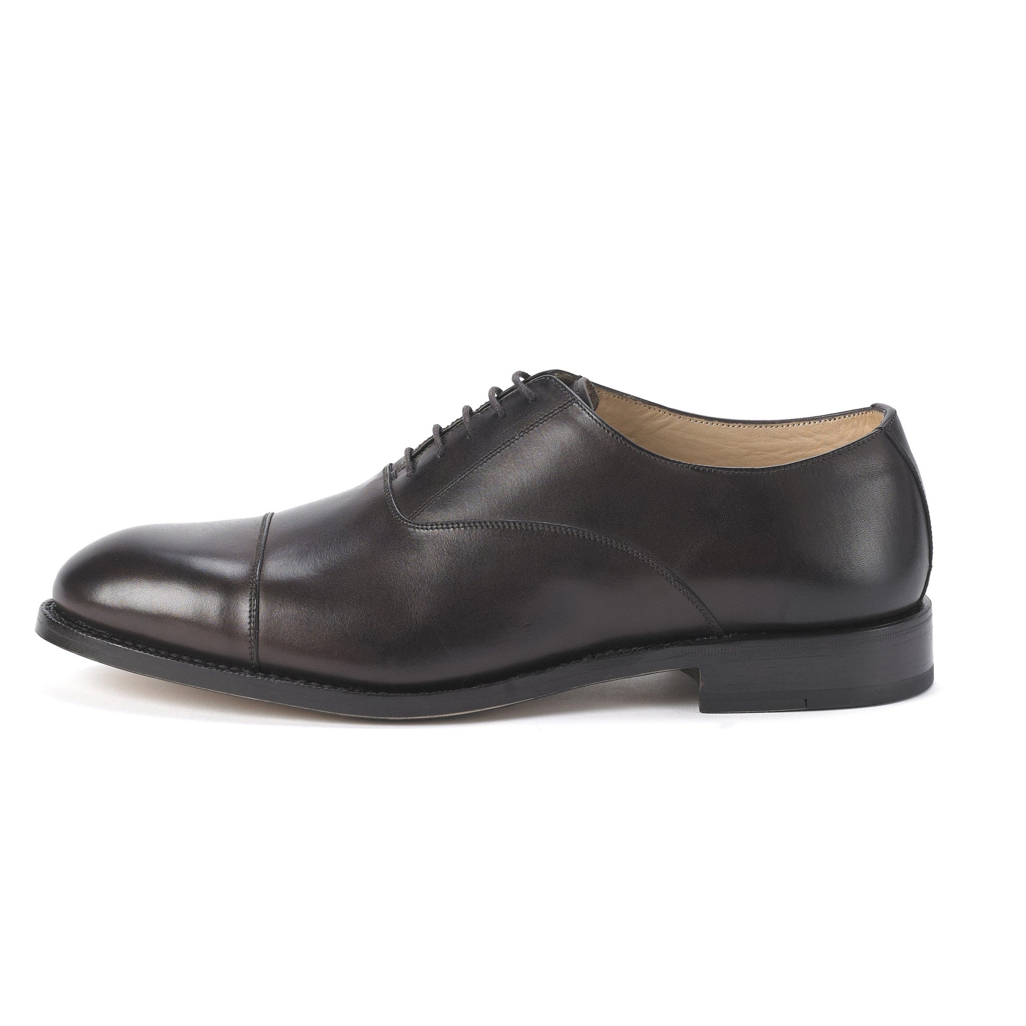 Personal Pair Rahmengenähter Schuh Granaro Saddlecalf Dark Brown